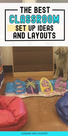 the best classroom set - up ideas and layouts for children's art projects