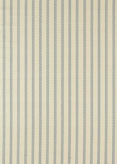 a white and blue striped wallpaper with vertical lines on the bottom half of it