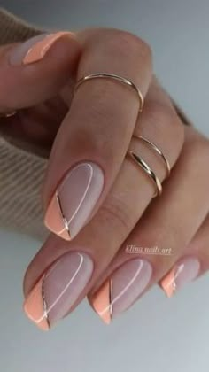 Colorful Nails, Short Acrylic Nails Designs, Classy Nails, Fancy Nails, Chic Nails, Short Acrylic Nails, Nail Arts, Acrylic Nail Designs