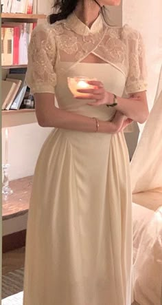 Elegant Midi Dress Classy Simple, Elegant Midi Dress Classy, Vintage Elegant Dress, Modern Filipiniana Gown, Modern Filipiniana Dress, Grad Outfits, Filipiniana Dress, Elegant Midi Dress, Puff Sleeve Cardigan