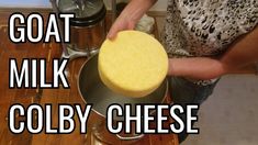 Goat Milk Cheese Recipe, How To Make Goat Cheese, Goats Milk Cheese, Goat Milk Cheese, Homemade Cheeses, Milk Goats