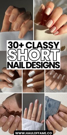 For the minimalist mani lovers, these 30+ elegant short nail designs are a dream! Simple yet sophisticated, these looks are perfect for adding a touch of class without going over the top.		short nail designs | short nails | short classy nails | short summer nails | short acrylic nails | short square acrylic nails | shorties nails | short nail ideas | short nails inspo | cool short nails | short nails inspo | simple short nails Elegant Short Nail Designs