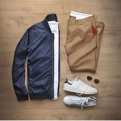 Grid by: @thepacman82  ______________  @thenortherngent for more grids. #SHARPGRIDS to be featured. TheNorthernGent.com for fashion updates. ______________ Clothing Hanger, 가을 패션, Mens Casual Outfits, Casual Style Outfits, Men Looks, White Shoes, Dress Codes