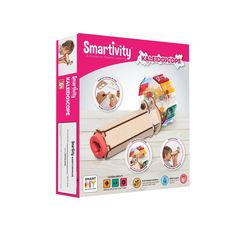 the smart toy is in its box with instructions on how to make it and where to put