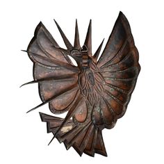 a large metal object with spikes on it's head