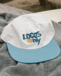 Locos Only Hat – Surf Locos Summer 5-panel Snapback Hat With Embroidered Logo, Summer Embroidered Logo 5-panel Snapback Hat, Summer 5-panel Trucker Hat With Embroidered Logo, Summer Embroidered Logo 5-panel Trucker Hat, Summer Embroidered 5-panel Trucker Hat, Summer 5-panel Hat With Embroidered Logo, Summer Embroidered Logo 5-panel Hats, Summer Snapback Hat With Embroidered Logo, Summer Dad Hat With Embroidered Logo And Flat Bill