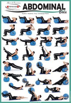 a man and woman doing exercises on exercise balls with dumbbells in different positions