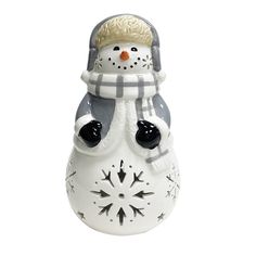 PRICES MAY VARY. 🎁HAND-PAINTED FINISH: This mini ceramic Christmas snowman is the perfect addition to your holiday decor, beautifully hand-painted with a glossy finish. It will spruce up your space and bring festive cheer. Ceramic Christmas snowmen are an ideal gift for anyone on your holiday shopping list! Your family and friends will like it. 🎁INSTRUCTION FOR USE: 2 AAA battery-operated christmas snowman(battery not included), overall dimensions: 5.5"(Dia) x 8.8"(H), enables you to put it an Christmas Decorations For Bedroom, Decorations For Bedroom, Ceramic Snowman, Holiday Shopping List, Bedroom Unique, Christmas Snowmen, Holiday Mantel, Snowman Christmas Decorations, Unique Gifts For Mom