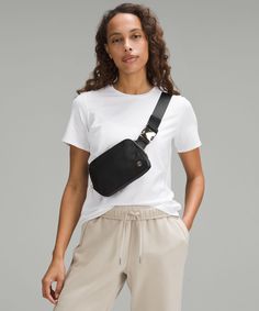 Phone, keys, wallet. Keep them close in this versatile belt bag that helps you get out the door and on to your next adventure. Designed for Casual. Bag dimensions: 19cm x 5.5cm x 13cm (7.5" x 2" x 5"):Strap length when fully extended: 106cm (41.7"):Volume: 1L. Exterior zippered pocket to secure your valuables. Interior pockets hold the essentials. Once you find your perfect fit, tuck the excess belt bag strap into the elastic loops. Everyday Lululemon Mobile Phone Bag, Lululemon Belt Bag With Cell Phone Pocket For On-the-go, Lululemon Belt Bag With Removable Pouch For Travel, Functional Lululemon Belt Bag With Cell Phone Pocket, Casual Lululemon Bag With Cell Phone Pocket, Lululemon Functional Belt Bag With Cell Phone Pocket, Lululemon Pouch Belt Bag For Travel, Lululemon Travel Belt Bag Pouch, Lululemon Belt Bag With Removable Pouch For Everyday Use