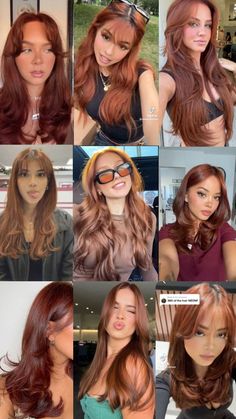 Natural Short Hairstyles, Top 10 Hairstyles, Hair Color For Morena, Short Hairstyles For Black Women, Cute Hair Colors, Brown Hair Inspo, Ginger Hair Color, Dyed Hair Inspiration, Autumn Sleeve