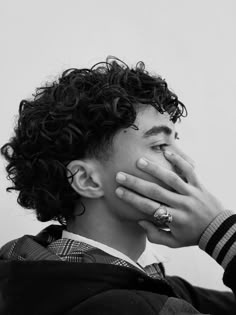 Boy Haircut Ideas, Middle Part Curly Hair