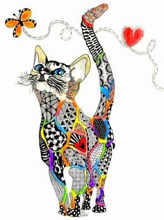 love cat The Animals, The Rainbow, A Cat, Bridge, Kitty, Rainbow, Animals, Art