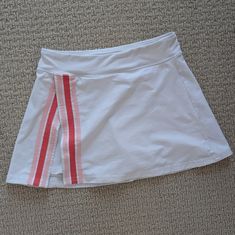 Nwt Classic Prep Xs Tennis Skirt / Skort With Built In Shorts. Light Pink And Sherbet Pink Stripe. Stretchy Performance Material. Originally $89. Sporty White Skirt Relaxed Fit, Preppy Cotton Mini Tennis Skirt, Sporty White Skirt With Relaxed Fit, Preppy Mini Cotton Tennis Skirt, Sporty White Cotton Skirt, Sporty White Relaxed Skirt, Fitted White Preppy Tennis Skirt, White Fitted Preppy Tennis Skirt, Pink Tennis Outfit