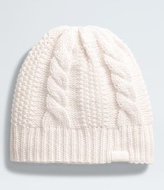 Classic cabling and a soft fleece lining bring warmth and texture to the Women’s Oh Mega Lined Beanie—the perfect combo for cold-weather comfort. Women's Women's [North Face, Northface, thenorthface, the northface, TNF, tnf] Fall Attire, Winter Beanie, North Face Women, Cold Weather, North Face, The North Face, Bring It On, Texture, Collage