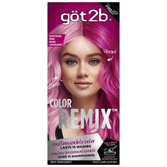 Permanent Hair Dye Colors, Creative Hair Color, Color Composition, Semi Permanent Hair Color, Shocking Pink, Hair Color Pink, Color Kit, Permanent Hair Color, Red Hair Color