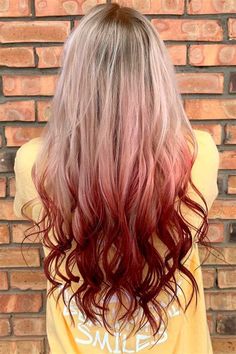 Reverse Ombre Hairstyles. There are any references about Reverse Ombre Hairstyles in here. you can look below. I hope this article about Reverse Ombre Hairstyles can be useful for you. Please remember that this article is for reference purposes only. #reverse #ombre #hairstyles Balayage Hair Red To Blonde, Blonde To Deep Red Hair, Blond Roots Red Ends, Hair Color Dark On Bottom Light On Top Reverse Ombre, Blonde Maroon Hair, Red Hair Dye Ideas For Dirty Blonde, Hair Dye Gradient, Blonde To Color Ombre, Blonde Hair Red Ends Dip Dyed