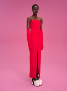 The Bysha Maxi Dress in Red – Solace London US Body Craft, London Red, Solace London, Body Sculpting, Winter White, Winter Dresses, Bridal Dresses, One Shoulder Formal Dress, Product Launch