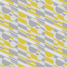 an abstract yellow and grey background with circles