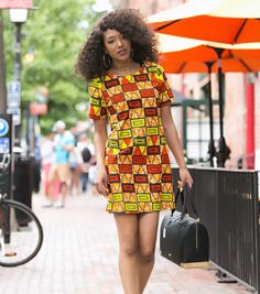 ZARIA Shift Dress Ankara Party Dress, Dresses For Women Classy, Shift Dresses For Women, Styles Ankara, Kitenge Fashion, Ankara Short Gown Styles, African American Fashion, Kente Dress, Dashiki Dress