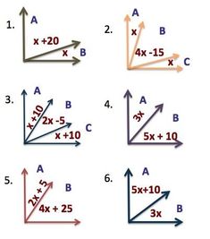 four different angles are shown in the diagram