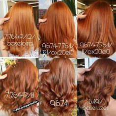 Red Copper Hair, Hair Color Formulas, Strawberry Blonde Hair, Red Copper, Copper Hair, Red Hair Color, Volume Hair