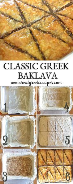 the steps to making classic greek baklaa bread