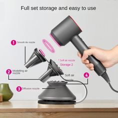 Suitable for Dyson Hair Dryer Bracket Storage Rack Perforation-free Barbershop Vertical Bracket Dyson Hair Dryer Storage, Hair Dryer Storage, Dyson Hair, Dyson Hair Dryer, Display Shelf, Soft Air, Display Shelves, Barber Shop, Hair Dryer