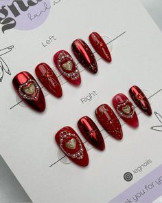 Red Spring Nails, Short Jean Jacket, Jackets Vintage, Art Deco Nails, Vintage Nails, Goth Nails, Pretty Gel Nails