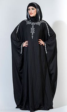 Trendy Abaya, Niqab Hijab, Dubai Outfits, Hijab Abaya, Embroidered Kaftan