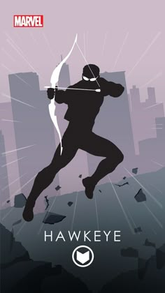 the poster for the movie's title, hawkeye