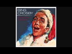 the christmas album cover for bing crossey's christmas classics, featuring an image of