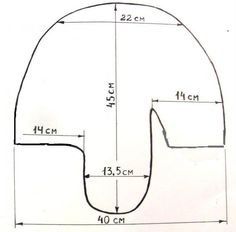 a drawing of a toilet seat with measurements