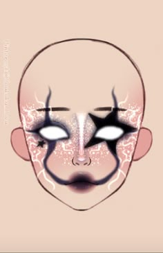 Creative Christmas Makeup Ideas, Crazy Makeup Ideas, Punk Makeup Looks, Professional Eye Makeup