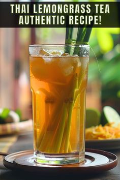 Authentic Thai Lemongrass Tea Recipe (Hot, Iced Tea & Cocktail) Lemongrass Tea Recipe, Lemongrass Recipes, Hot Tea Recipes, Iced Tea Cocktails, Pandan Leaves, Tea Cocktail, Health Benefits Of Ginger, Lemongrass Tea, Asian Vegetables