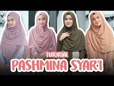 Tutorial Pasmina Simple, Pashmina Style Hijab Simple, Tutorial Pashmina Simple, Tutor Pasmina Simple, Styling Hijab, Hijabi Cottagecore, Pashmina Tutorial, Tutor Pashmina Inner, Pashmina Hijab