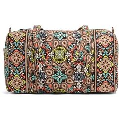 Vera Bradley Small Duffel Travel Bag in Sierra Weekend Travel Bags, Gold Cocktail, Overnight Bag, Birthday Gift Ideas, Travel Bag