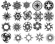 the different types of sun tattoos