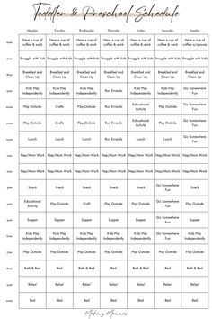 a printable table with words and numbers for each subject in the worksheet