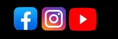 the logos for facebook, instagram and twitter