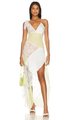 Find MAJORELLE Janis Maxi Dress In Ivory on Editorialist. MAJORELLE Janis Maxi Dress in Ivory. - size XS (also in XXS) MAJORELLE Janis Maxi Dress in Ivory. - size XS (also in XXS) Self 1: 100% nylon Self 2: 100% polyester Lining: 97% polyester 3% elastane. Made in China. Hand wash. Partially lined. Hidden side zipper closure. Adjustable shoulder straps. Lace, tulle and satin fabric with hi-low hem. MALR-WD1284. MJD1118 S23. Majorelle is a romantic escape driven by a sense of wanderlust and effor Angeles, Elegant Dressing, Salsa Dress, Long Sleeve Knit Sweaters, Mini Sweater Dress, Boho Maxi, Travel The World, Boho Maxi Dress, Tie Dress