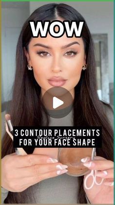 Round Face, Face Shapes, Makeup Tips, Makeup, Make Up