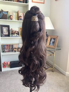 Belle Wig, Wig Head, Head Hair, The Beast, Beauty And The Beast, Hair Clip, Lace Front, Rush, Hair Clips