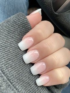 Simple Prom Nails, Dance Nails, Teen Nails, Graduation Nails, Formal Nails, Cute Simple Nails, Classic French Manicure, Simple Gel Nails, White Acrylic Nails