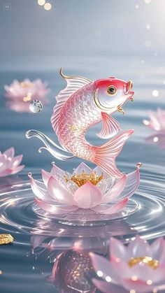 Goldfish, Fish, Animals, Gold