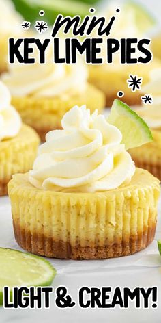 mini key lime pies light and creamy