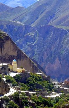 an old village on the side of a mountain