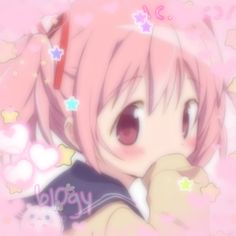 Cute Core Anime Pfp, Madoka Pfp Cutecore, Proshipper Pfp, Kawaiigore Pfp, Anime Core Pfp, Cutegore Pfp Icon, Kawaii Core Icons, Cute Core Anime, Cutecore Madoka