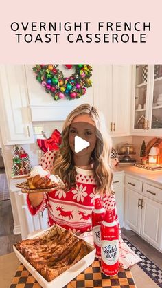 Leanna Laming on Instagram: "#ad Like & Comment TOAST and I’ll send this recipe right to your inbox! ❤️

Wake up the morning after Thanksgiving Day to some holiday magic and an overnight French toast casserole! 🍞✨

So easy to prep the night before and bake in the morning, leaving you more time for family and all the fun! Top it off with a generous swirl of @ReddiWip, made from REAL cream, for the perfect festive touch! #OvernightFrenchToast #ReddiWhip #HolidayBreakfast #FestiveFlavors #BreakfastGoals

#cookingvideo #quickrecipes #recipeideas #easymeals #recipevideo #goodmoodfood #easyrecipes #foodie #foodphotography #foodreelsfoodblogger #instafood #betterhomesandgardens #mybhg #mybhghome #bhghowiholiday #bhgholiday  #foodreels  #ltkhome" Christmas Breakfast French Toast, Caprese Christmas, Overnight French Toast Casserole, Breakfast French Toast, French Toast Casserole Overnight, Overnight French Toast, Toast Casserole, French Toast Breakfast, Charcuterie Recipes