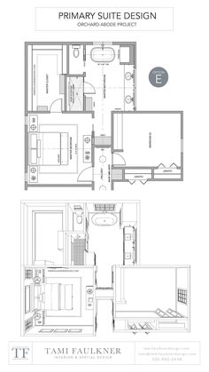 the floor plan for an apartment with two separate rooms, one bedroom and one bathroom