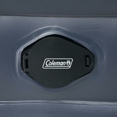 the coleman logo is on the side of a suitcase